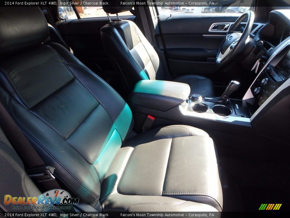 2014 Ford Explorer XLT 4WD Ingot Silver / Charcoal Black Photo #11