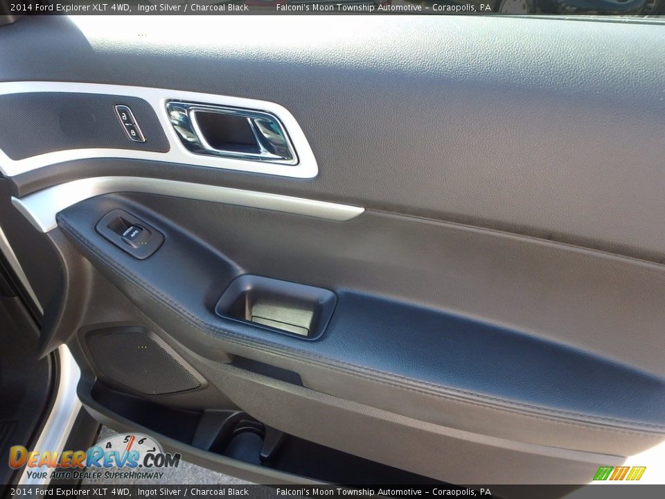 2014 Ford Explorer XLT 4WD Ingot Silver / Charcoal Black Photo #13