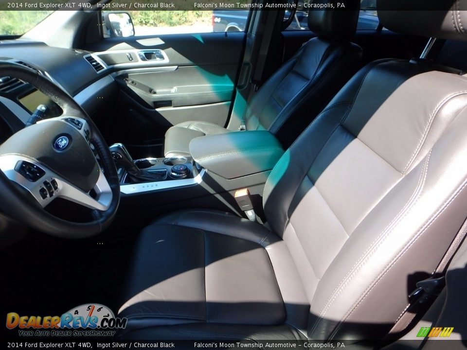2014 Ford Explorer XLT 4WD Ingot Silver / Charcoal Black Photo #16