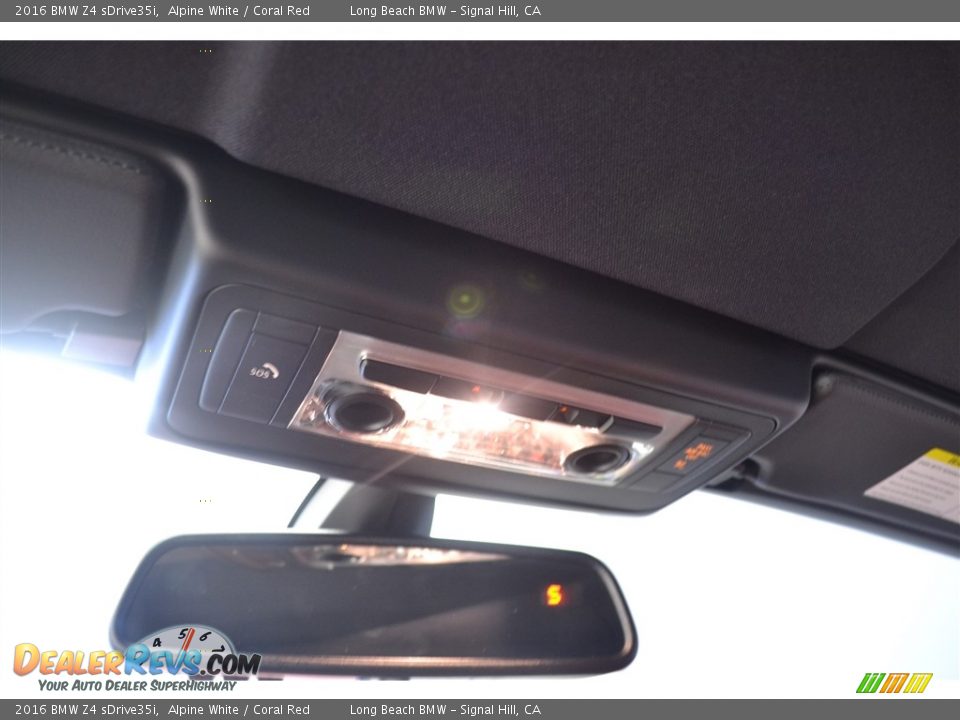 2016 BMW Z4 sDrive35i Alpine White / Coral Red Photo #13