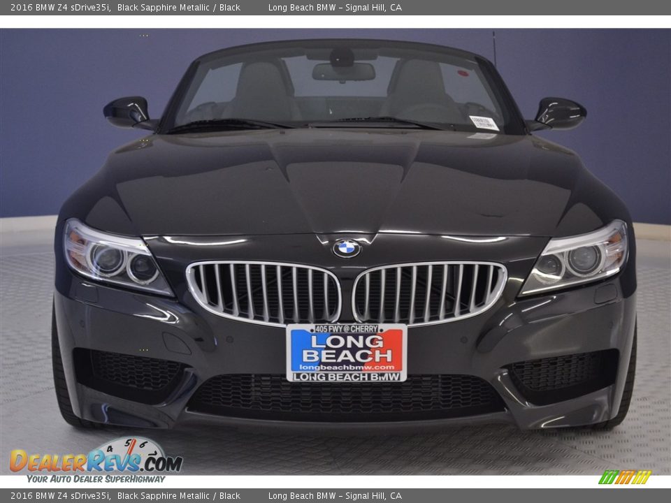 2016 BMW Z4 sDrive35i Black Sapphire Metallic / Black Photo #2