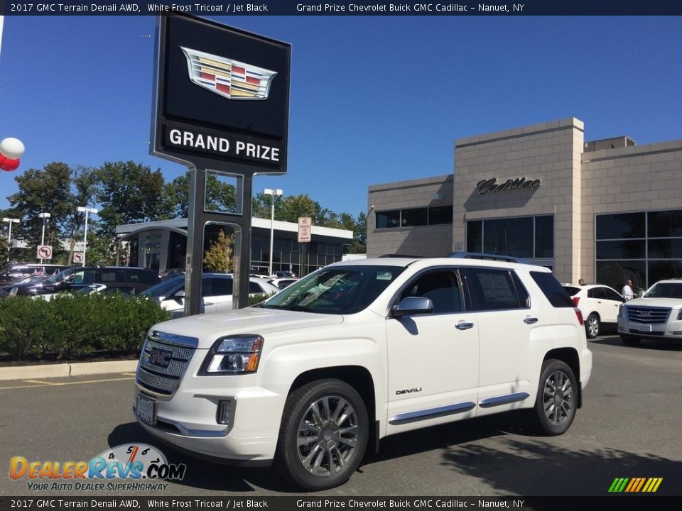 2017 GMC Terrain Denali AWD White Frost Tricoat / Jet Black Photo #1