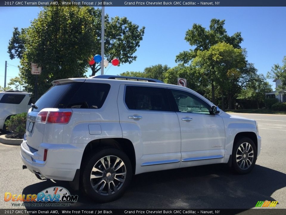 2017 GMC Terrain Denali AWD White Frost Tricoat / Jet Black Photo #4