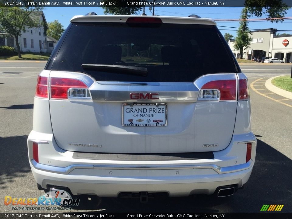 2017 GMC Terrain Denali AWD White Frost Tricoat / Jet Black Photo #5