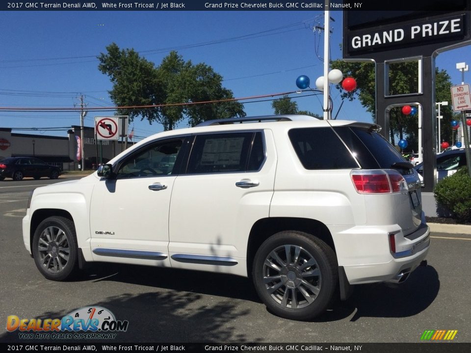 2017 GMC Terrain Denali AWD White Frost Tricoat / Jet Black Photo #6