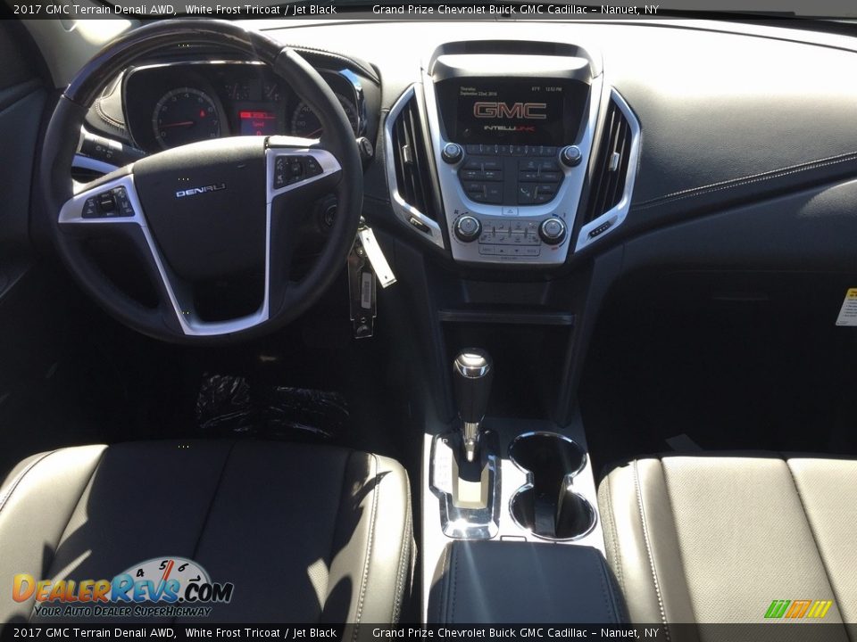2017 GMC Terrain Denali AWD White Frost Tricoat / Jet Black Photo #8