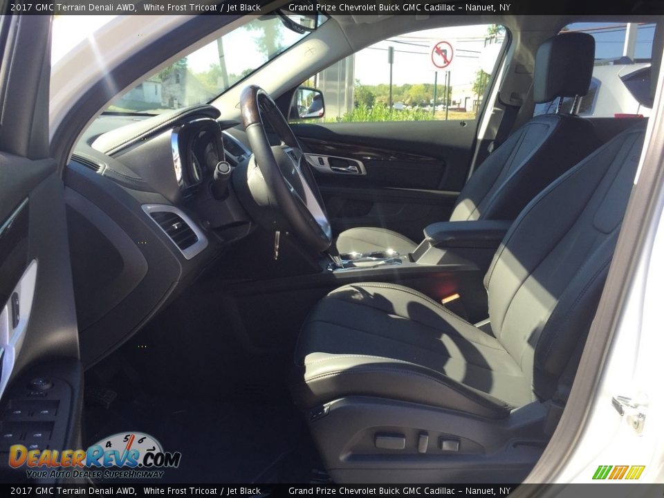 2017 GMC Terrain Denali AWD White Frost Tricoat / Jet Black Photo #9