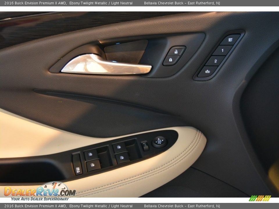 2016 Buick Envision Premium II AWD Ebony Twilight Metallic / Light Neutral Photo #5