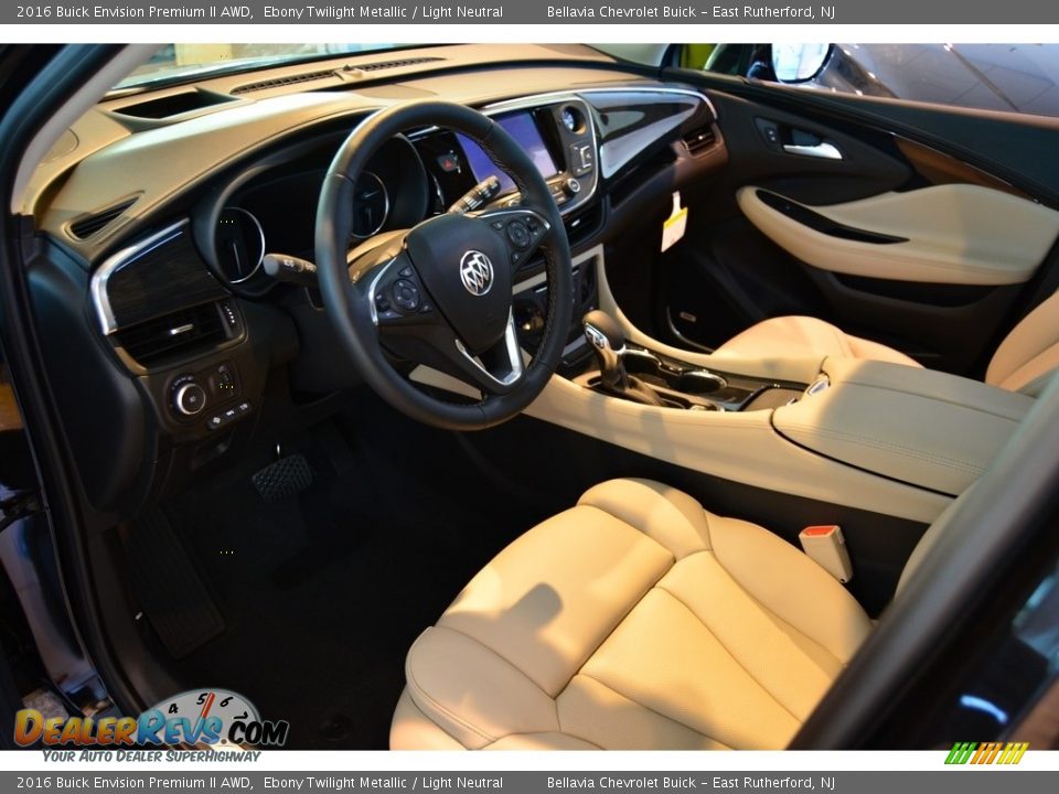 2016 Buick Envision Premium II AWD Ebony Twilight Metallic / Light Neutral Photo #7