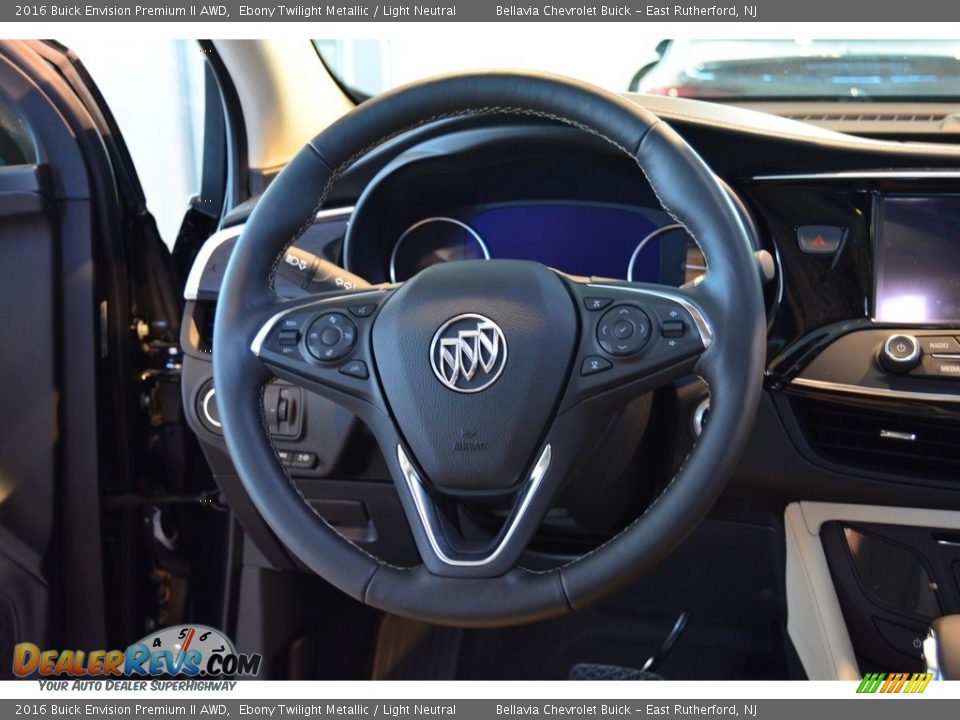 2016 Buick Envision Premium II AWD Ebony Twilight Metallic / Light Neutral Photo #15