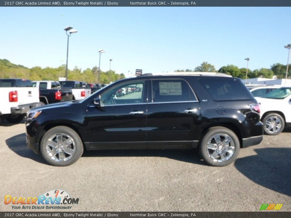 2017 GMC Acadia Limited AWD Ebony Twilight Metallic / Ebony Photo #3