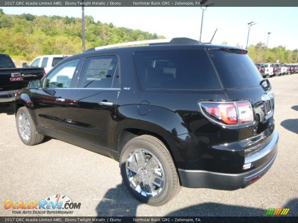 2017 GMC Acadia Limited AWD Ebony Twilight Metallic / Ebony Photo #4