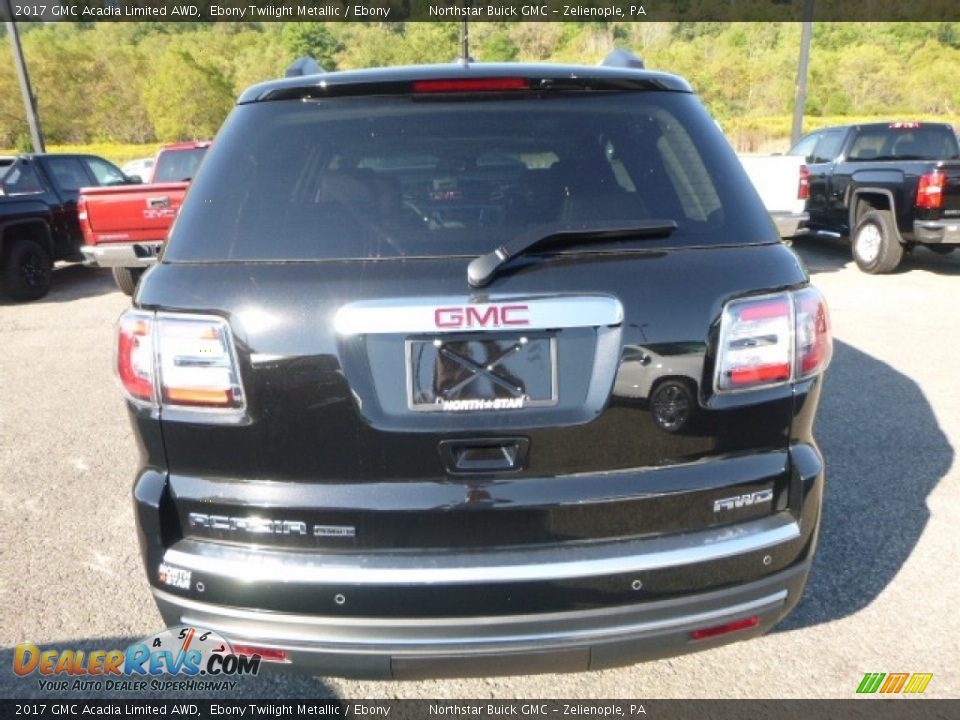 2017 GMC Acadia Limited AWD Ebony Twilight Metallic / Ebony Photo #5