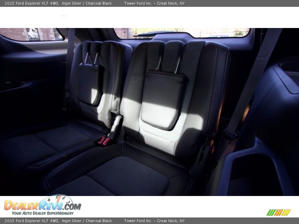 2015 Ford Explorer XLT 4WD Ingot Silver / Charcoal Black Photo #30