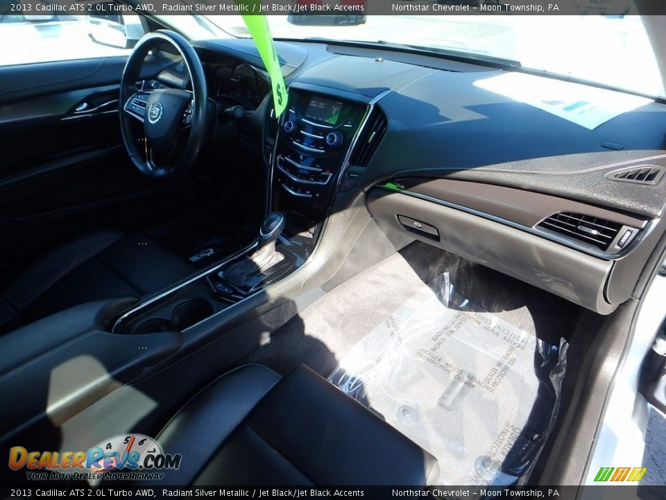 2013 Cadillac ATS 2.0L Turbo AWD Radiant Silver Metallic / Jet Black/Jet Black Accents Photo #15