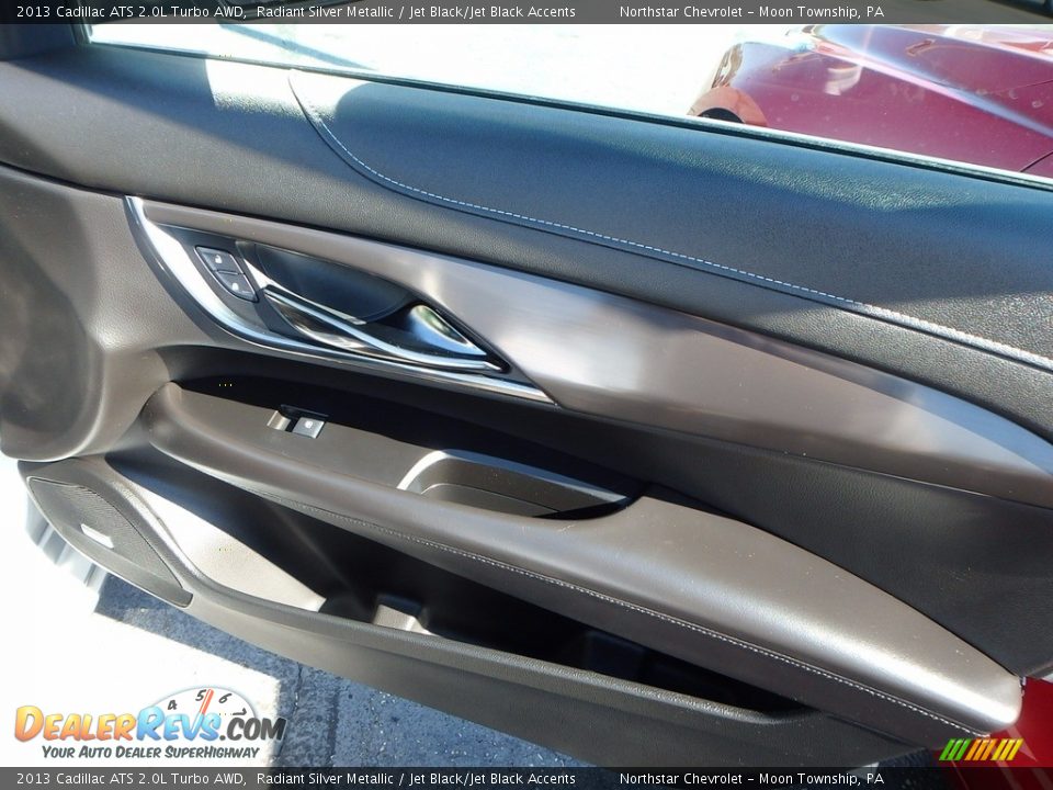 2013 Cadillac ATS 2.0L Turbo AWD Radiant Silver Metallic / Jet Black/Jet Black Accents Photo #16