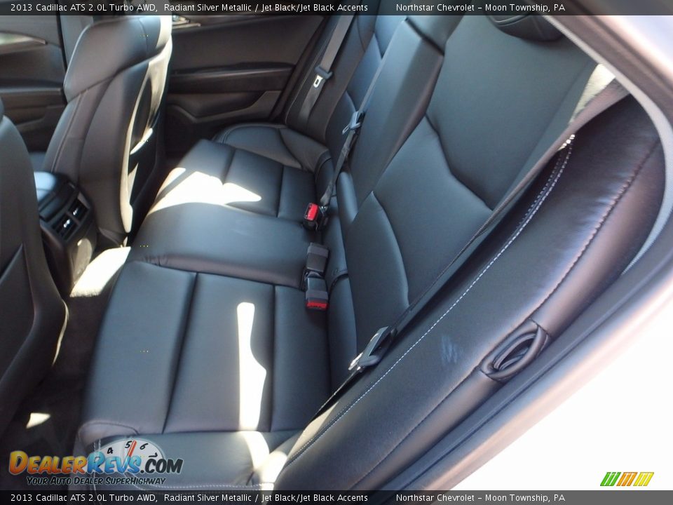 2013 Cadillac ATS 2.0L Turbo AWD Radiant Silver Metallic / Jet Black/Jet Black Accents Photo #21