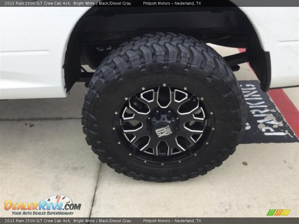 2013 Ram 2500 SLT Crew Cab 4x4 Bright White / Black/Diesel Gray Photo #5