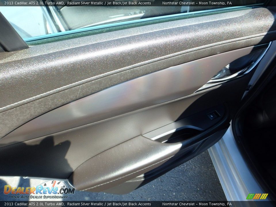 2013 Cadillac ATS 2.0L Turbo AWD Radiant Silver Metallic / Jet Black/Jet Black Accents Photo #23