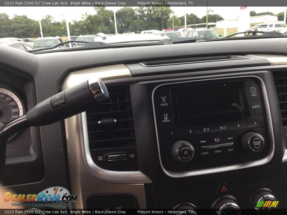 2013 Ram 2500 SLT Crew Cab 4x4 Bright White / Black/Diesel Gray Photo #8