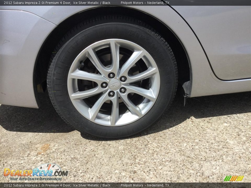 2012 Subaru Impreza 2.0i Premium 4 Door Ice Silver Metallic / Black Photo #4