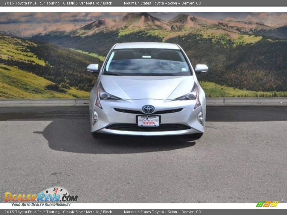 2016 Toyota Prius Four Touring Classic Silver Metallic / Black Photo #2