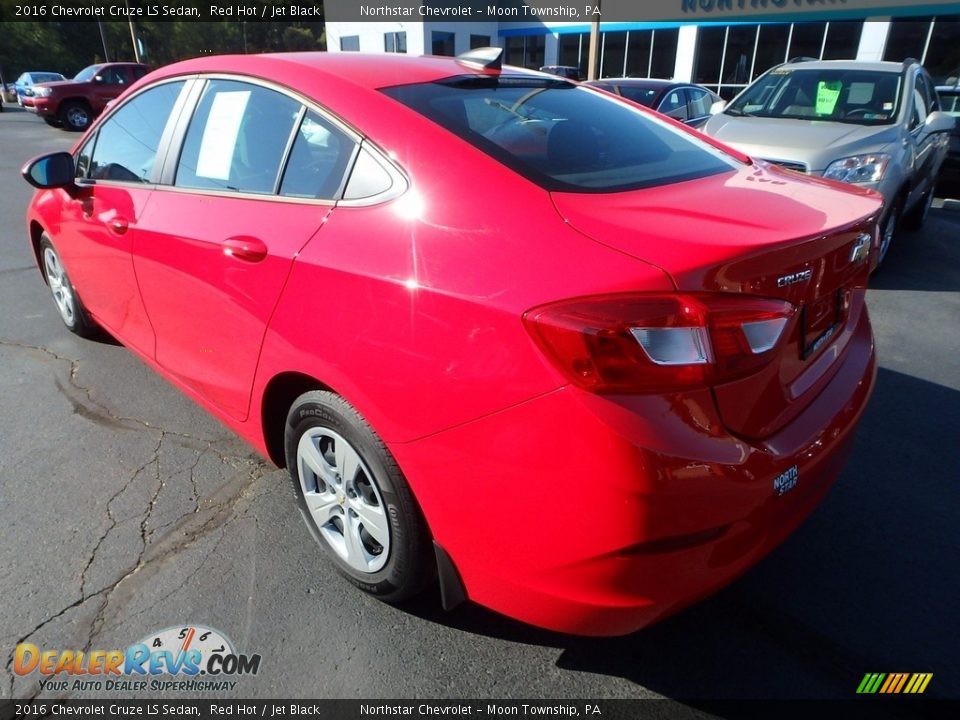 2016 Chevrolet Cruze LS Sedan Red Hot / Jet Black Photo #3