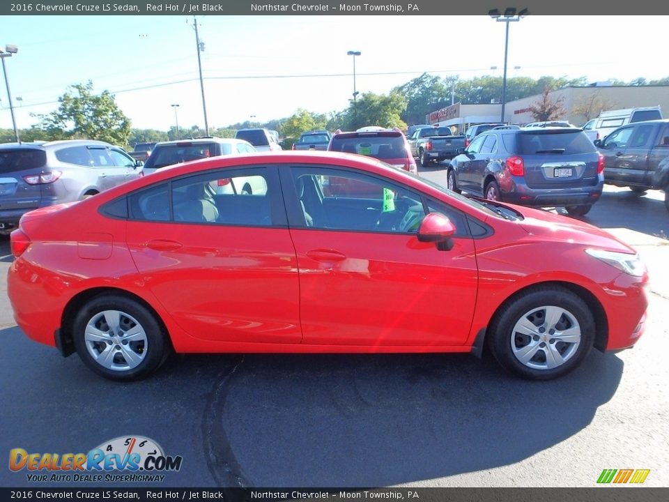 2016 Chevrolet Cruze LS Sedan Red Hot / Jet Black Photo #6