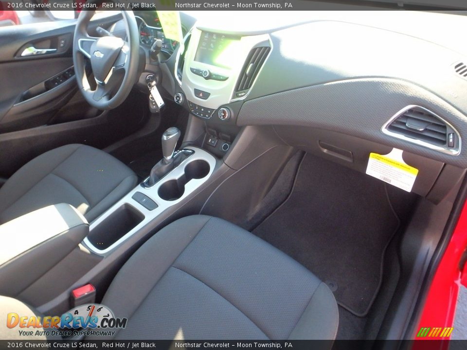 2016 Chevrolet Cruze LS Sedan Red Hot / Jet Black Photo #11