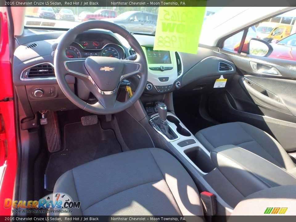 2016 Chevrolet Cruze LS Sedan Red Hot / Jet Black Photo #16