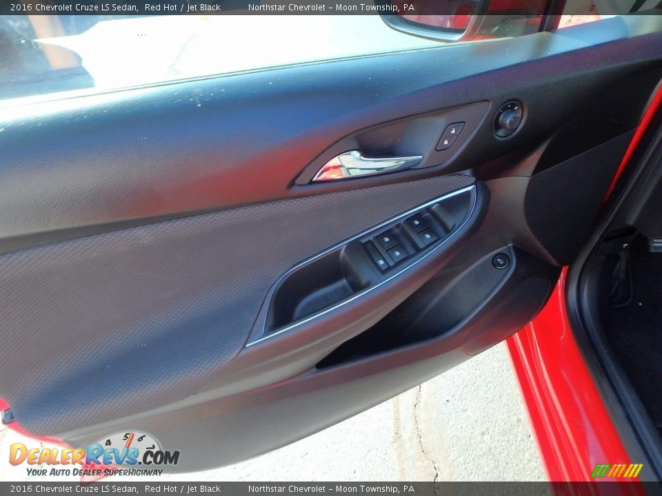 2016 Chevrolet Cruze LS Sedan Red Hot / Jet Black Photo #17
