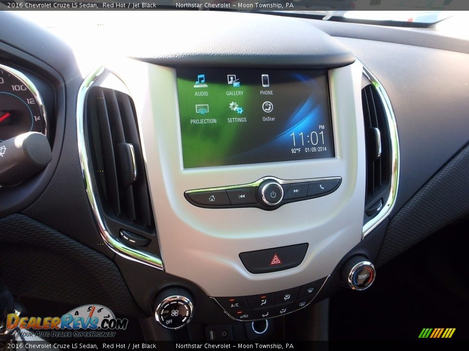 2016 Chevrolet Cruze LS Sedan Red Hot / Jet Black Photo #18