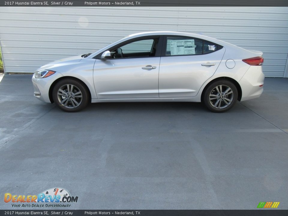 2017 Hyundai Elantra SE Silver / Gray Photo #6