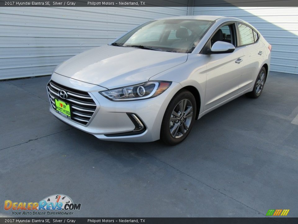 2017 Hyundai Elantra SE Silver / Gray Photo #7