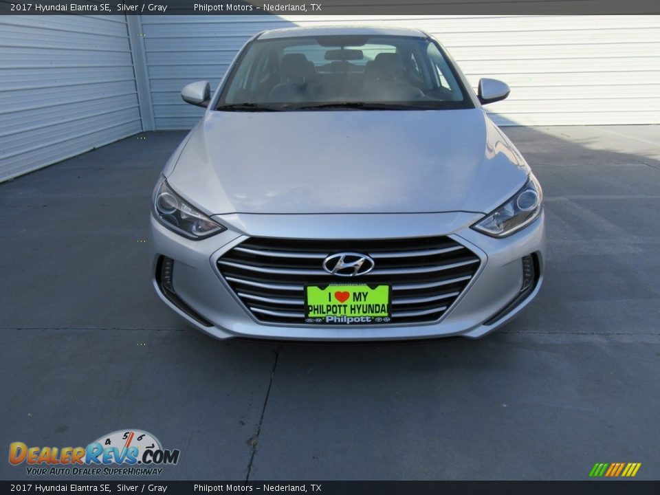 2017 Hyundai Elantra SE Silver / Gray Photo #8