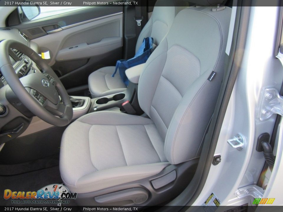 2017 Hyundai Elantra SE Silver / Gray Photo #21