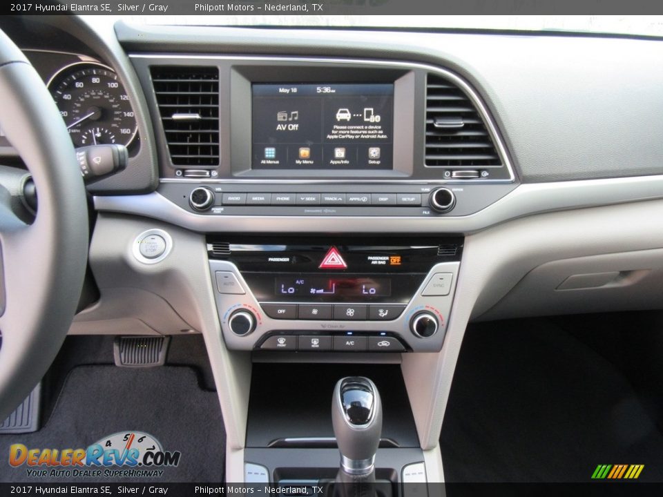 2017 Hyundai Elantra SE Silver / Gray Photo #24