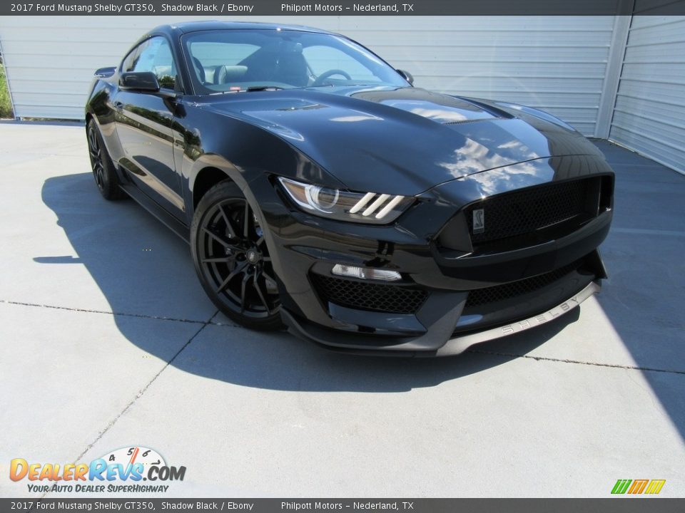 2017 Ford Mustang Shelby GT350 Shadow Black / Ebony Photo #1