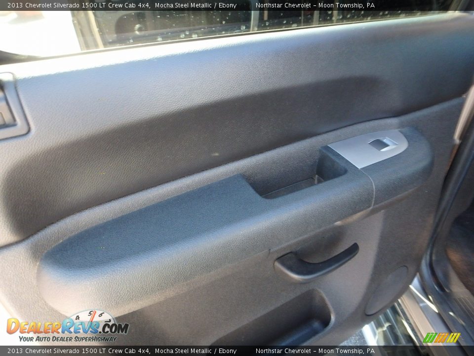 2013 Chevrolet Silverado 1500 LT Crew Cab 4x4 Mocha Steel Metallic / Ebony Photo #23