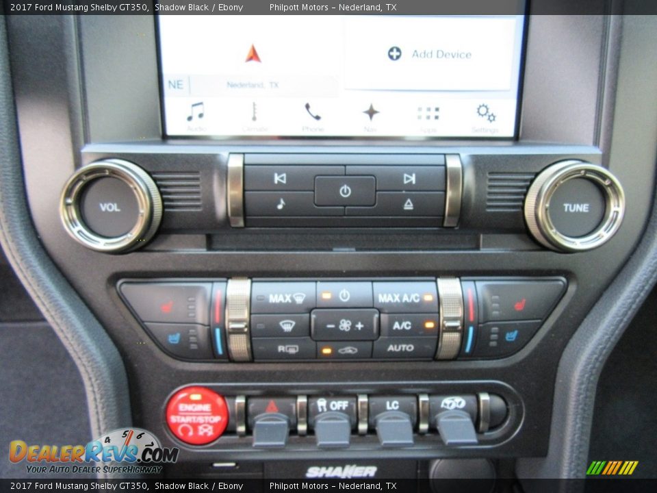 Controls of 2017 Ford Mustang Shelby GT350 Photo #28