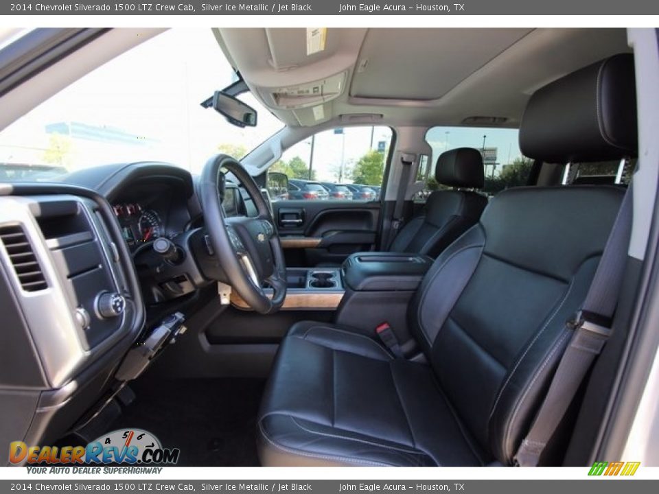 2014 Chevrolet Silverado 1500 LTZ Crew Cab Silver Ice Metallic / Jet Black Photo #18
