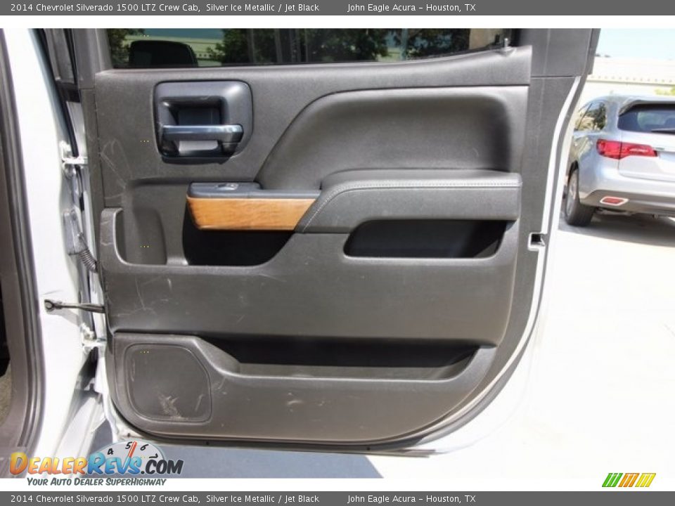 2014 Chevrolet Silverado 1500 LTZ Crew Cab Silver Ice Metallic / Jet Black Photo #21