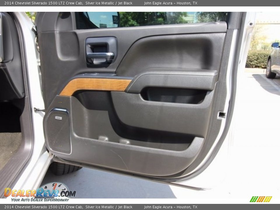 2014 Chevrolet Silverado 1500 LTZ Crew Cab Silver Ice Metallic / Jet Black Photo #23