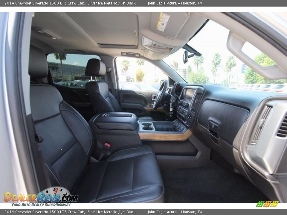 2014 Chevrolet Silverado 1500 LTZ Crew Cab Silver Ice Metallic / Jet Black Photo #24