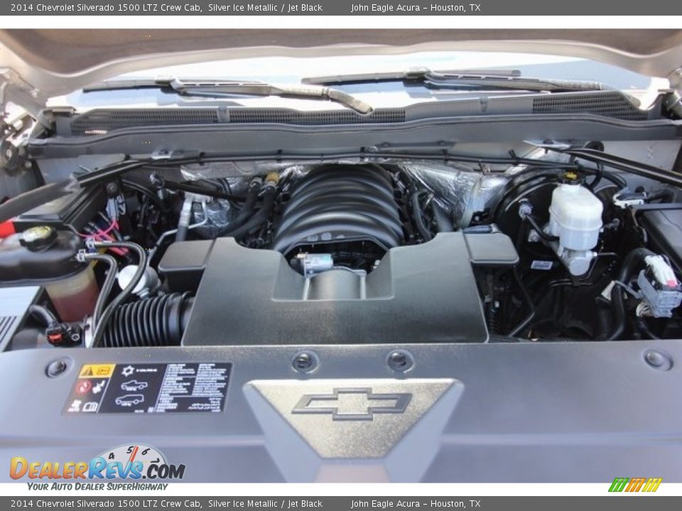 2014 Chevrolet Silverado 1500 LTZ Crew Cab Silver Ice Metallic / Jet Black Photo #26