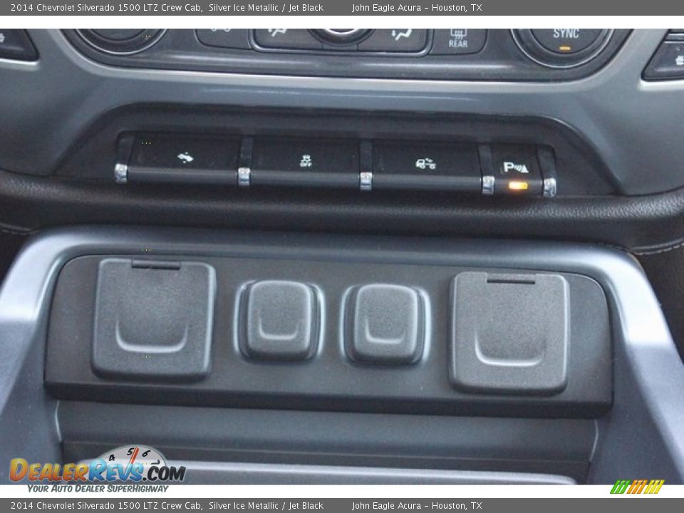 2014 Chevrolet Silverado 1500 LTZ Crew Cab Silver Ice Metallic / Jet Black Photo #32