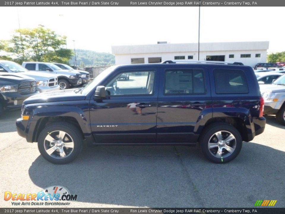 2017 Jeep Patriot Latitude 4x4 True Blue Pearl / Dark Slate Gray Photo #3