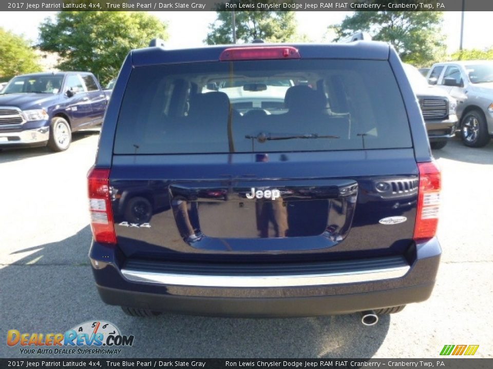 2017 Jeep Patriot Latitude 4x4 True Blue Pearl / Dark Slate Gray Photo #6
