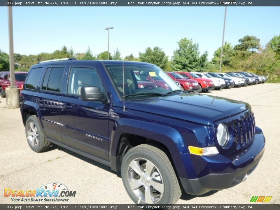 2017 Jeep Patriot Latitude 4x4 True Blue Pearl / Dark Slate Gray Photo #12