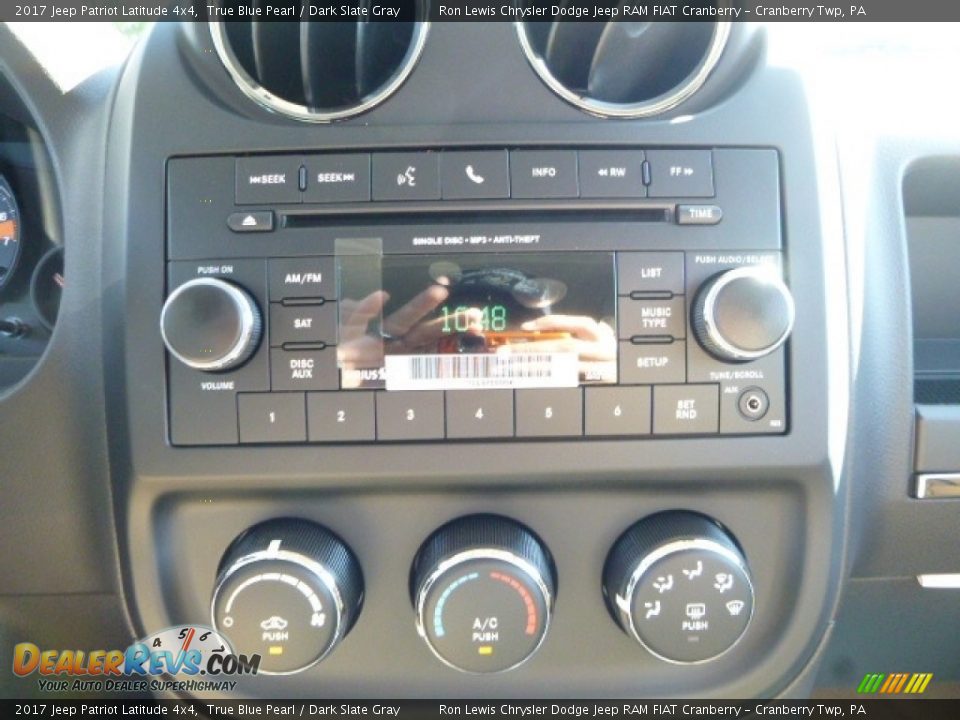 2017 Jeep Patriot Latitude 4x4 True Blue Pearl / Dark Slate Gray Photo #17